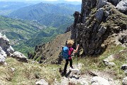 42 Canalone a precipizio sulla Val del Riso